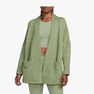Nike Yoga Therma-fit Reversible Oversized Fit Cardigan Top Size XS New